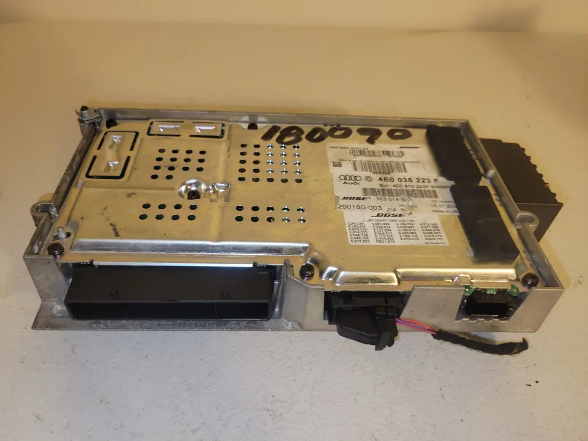 06 - 10 Audi A8 S8 Amp Bose Radio Stereo Audio System Amplifier Oem 4E0035223f 1