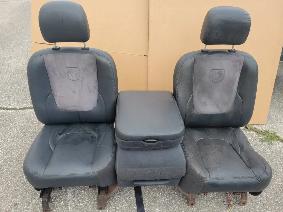 03 - 08 Dodge Ram 1500 2500 3500 Hemi Front Power Seat Seats Jump Console Oem 1