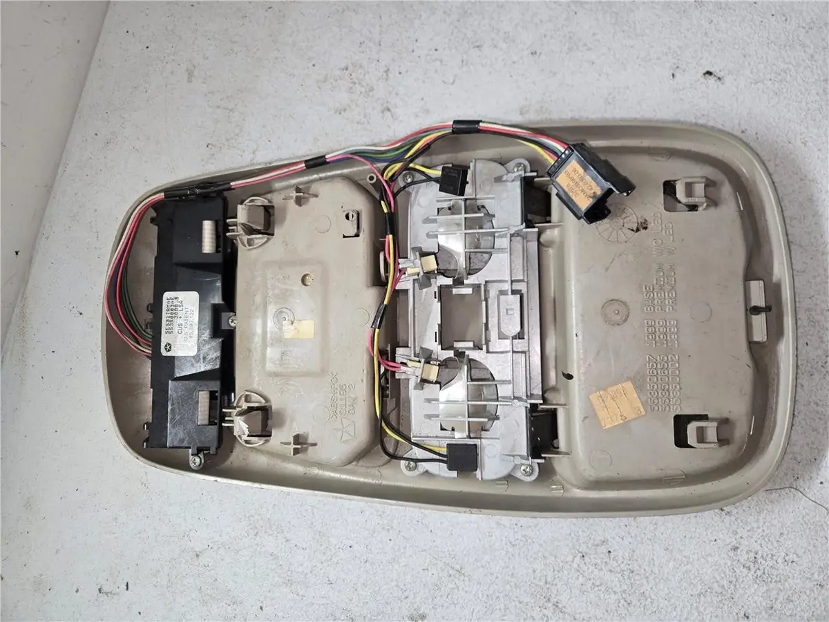 1999 Dodge Ram 1500 2500 Overhead Console Dome Light Storage 55350657 Oem 1