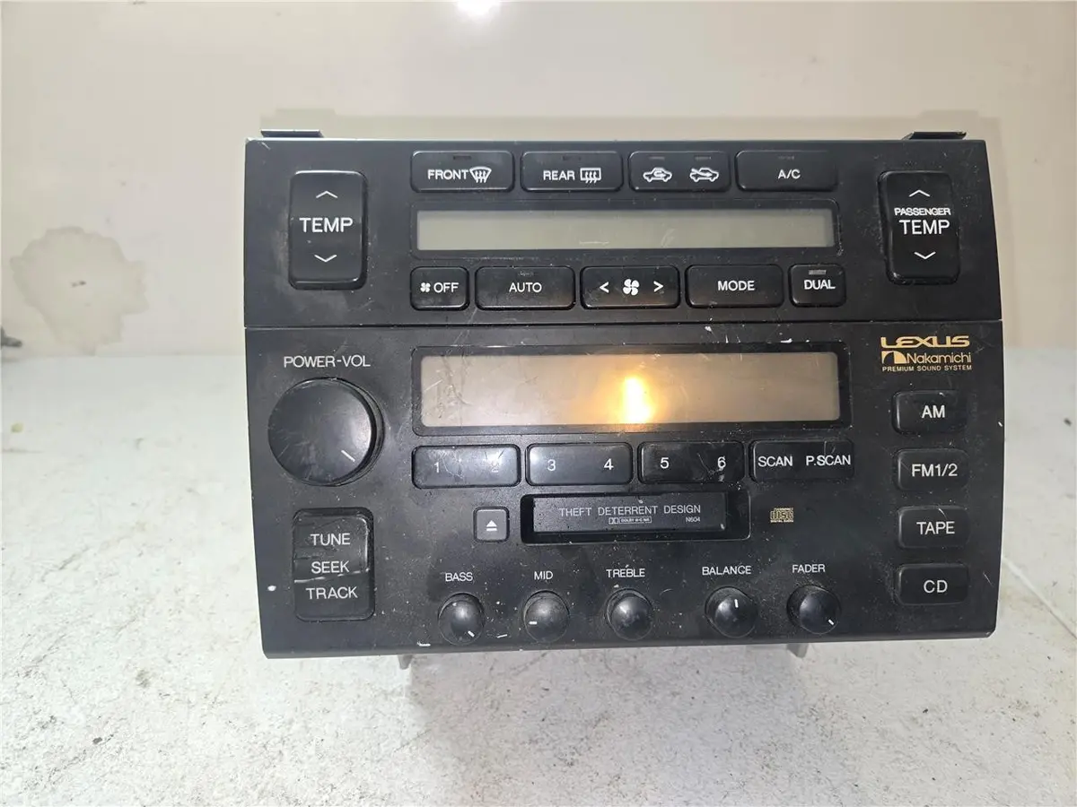 1995 - 1997 Lexus Ls400 Ac Heater Climate Control Unit 55900-50192 Oem 1