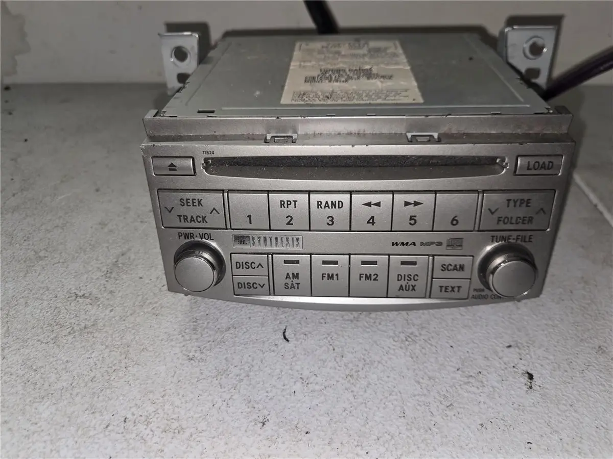 2009 Toyota Avalon Am-Fm-Cd Radio Pn# 86120-07071 Oem 1