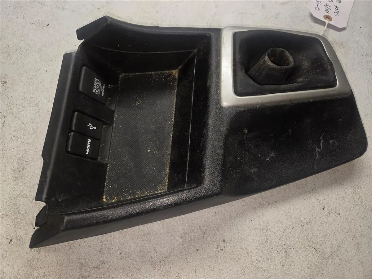 2012 - 2015 Honda Civic Si M/T Shifter Console Shift Boot Trim 77293-Tr6-C7 Oem 1