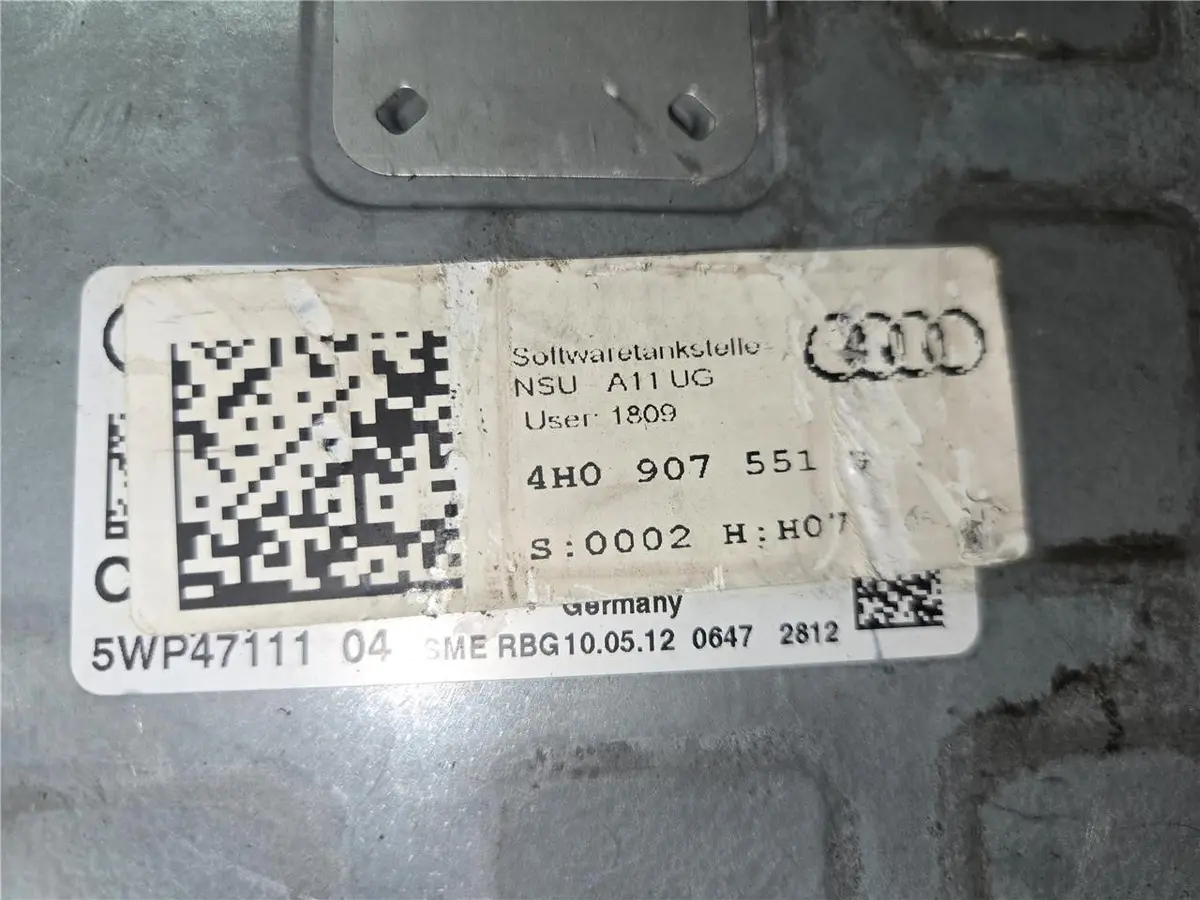 2012 - 2018 Audi A8 Engine Computer Control Module 4Ho 907 551 A Oem 1