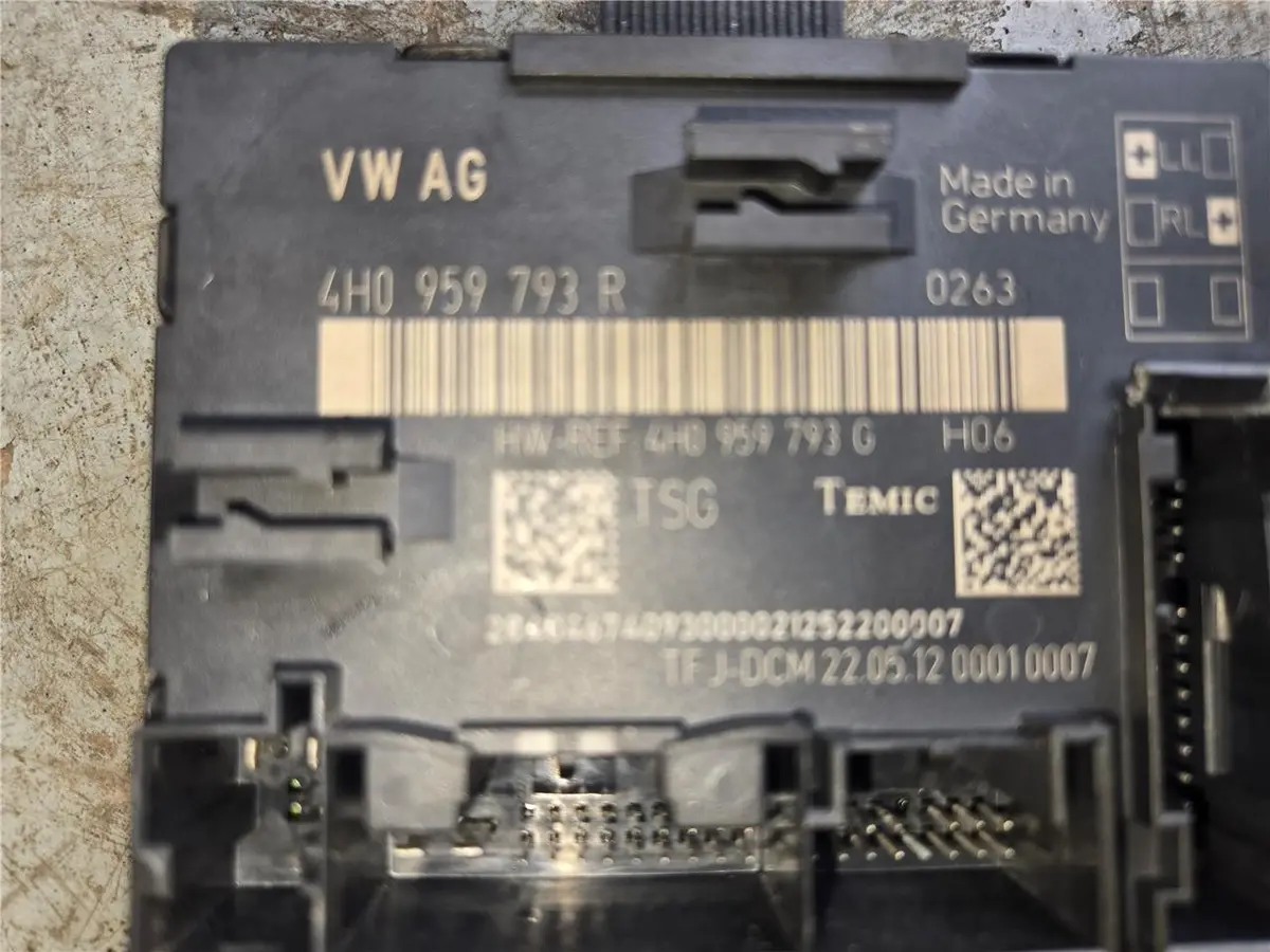 11-18 Audi A8 Front Left Side Door Window Control Module Unit 4H0 959 793 G Oem 1