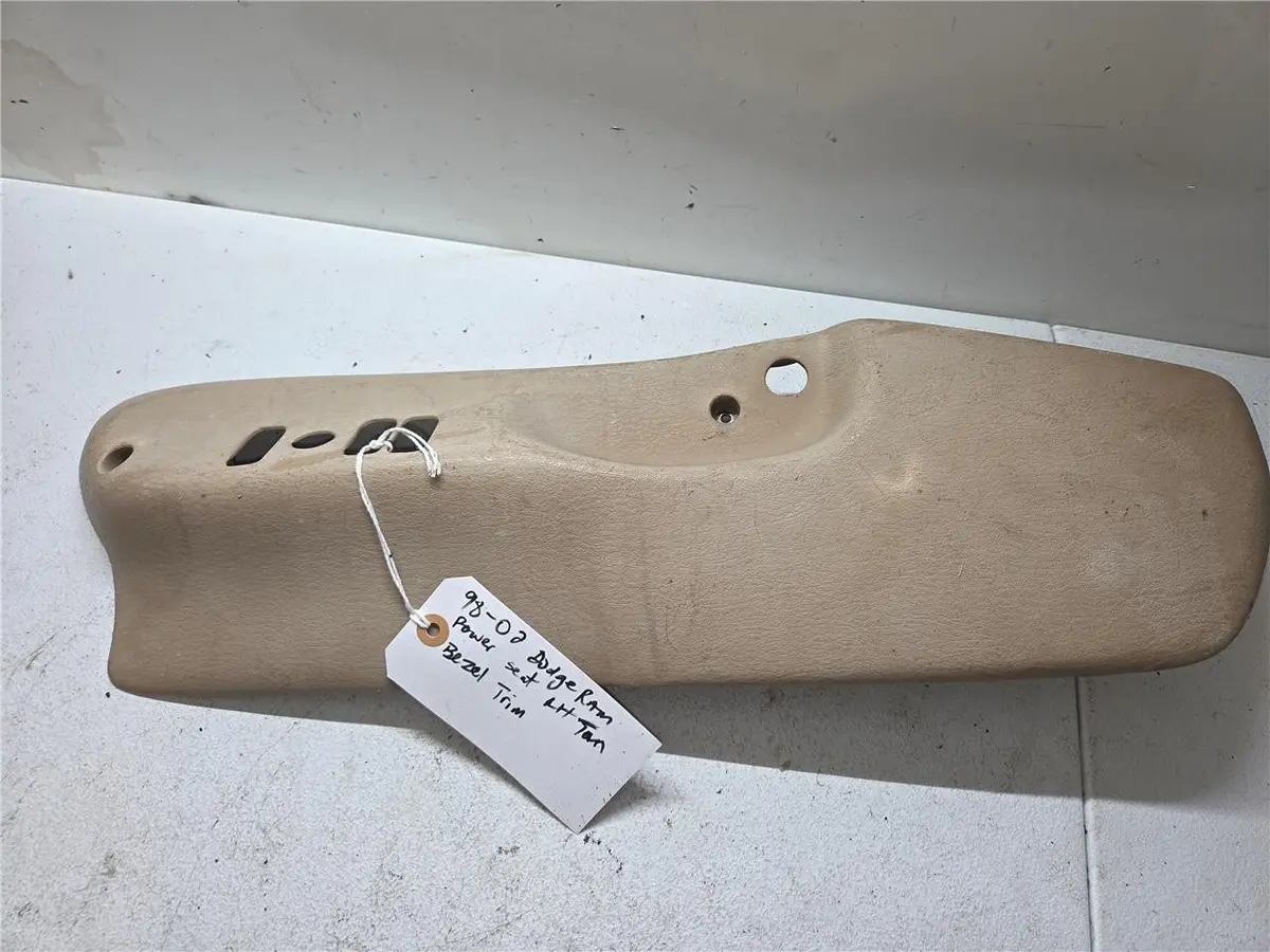 1998 - 2002 Dodge Ram Power Seat Switch Left Tan Bezel Trim 807407Ad Oem 1