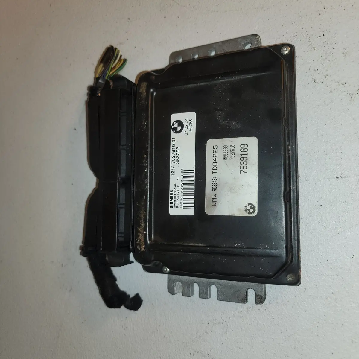 02 03 04 Mini Cooper 1.6 M/T Engine Computer 7539189 Ecu Control Module Unit Oem 1