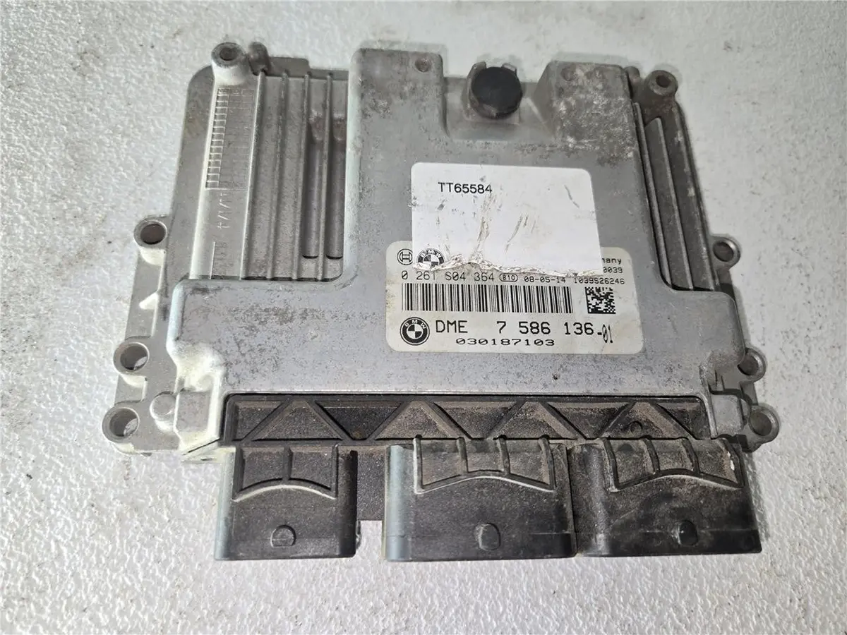 2007 - 2010 Mini Cooper 1.6L  Engine Computer Control Ecu Ecm 7 586 136-01 Oem 1