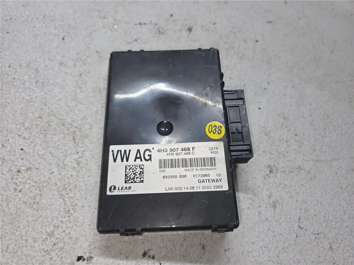 12-18 Audi A8 Quattro Gateway Interface Ctrl Module Brain Box 4H0 907 468 F Oem 1