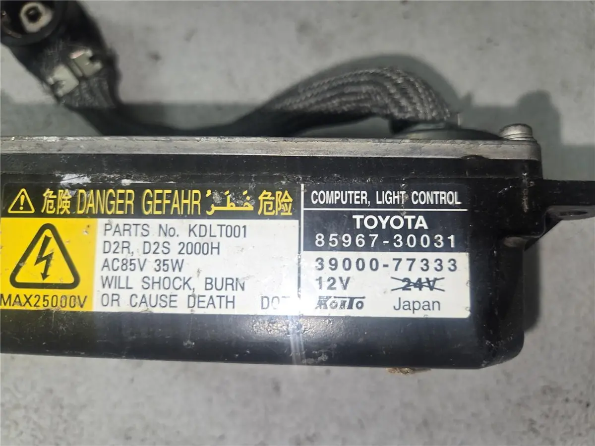 2004 Lexus Gs300 Hid Xenon Headlight Ballast 85967-30031, 39000-77333 12V Oem 1
