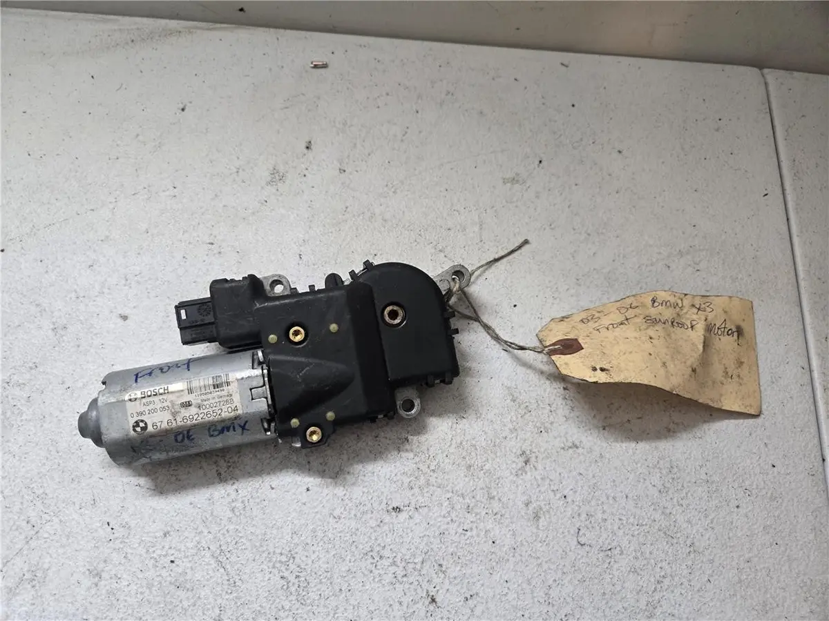2003 - 2006 Bmw X3 Front Sunroof Motor 0 390 200 053 Oem 1