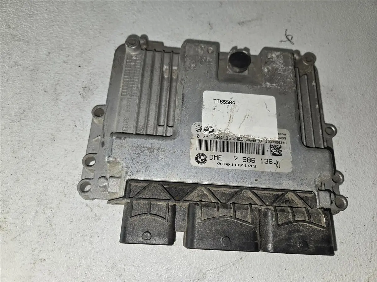 2007 - 2011 Mini Cooper 1.6L Ecu Ecm Engine Control Module Dme 7 586 136-01 Oem 1