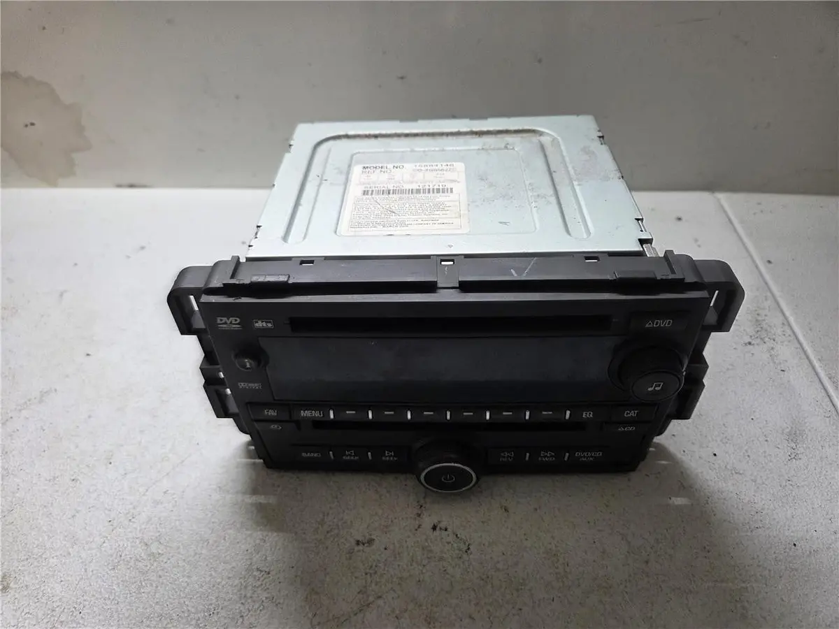 2007 - 2008 Gmc Chevrolet Radio Dvd Cd Player Aux Am Fm 15884146 Oem 1