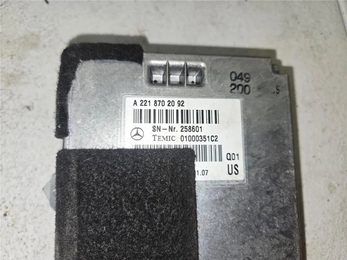 2007-14 Mercedes Voice Language Communication Control Module A 221 870 20 92 Oem 1