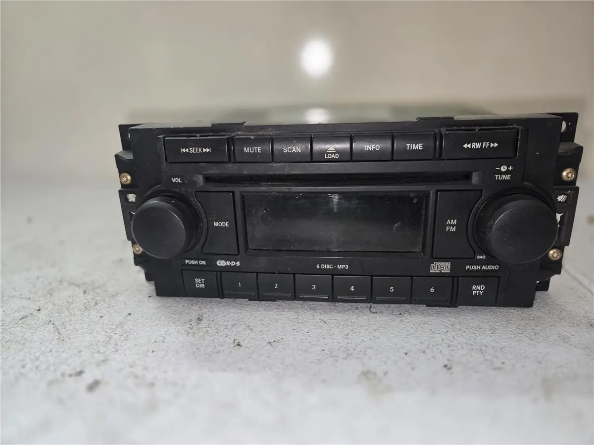 2004 - 2010 Jeep Chrysler Dodge Ram Radio Mp3 6 Disc Cd Player P05091720af Oem 1