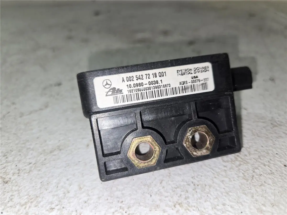 Mercedes-Benz Ml W163 Slk Clk C-Class Yaw Rate Sensor A 002 542 72 18 Q01 Oem 1