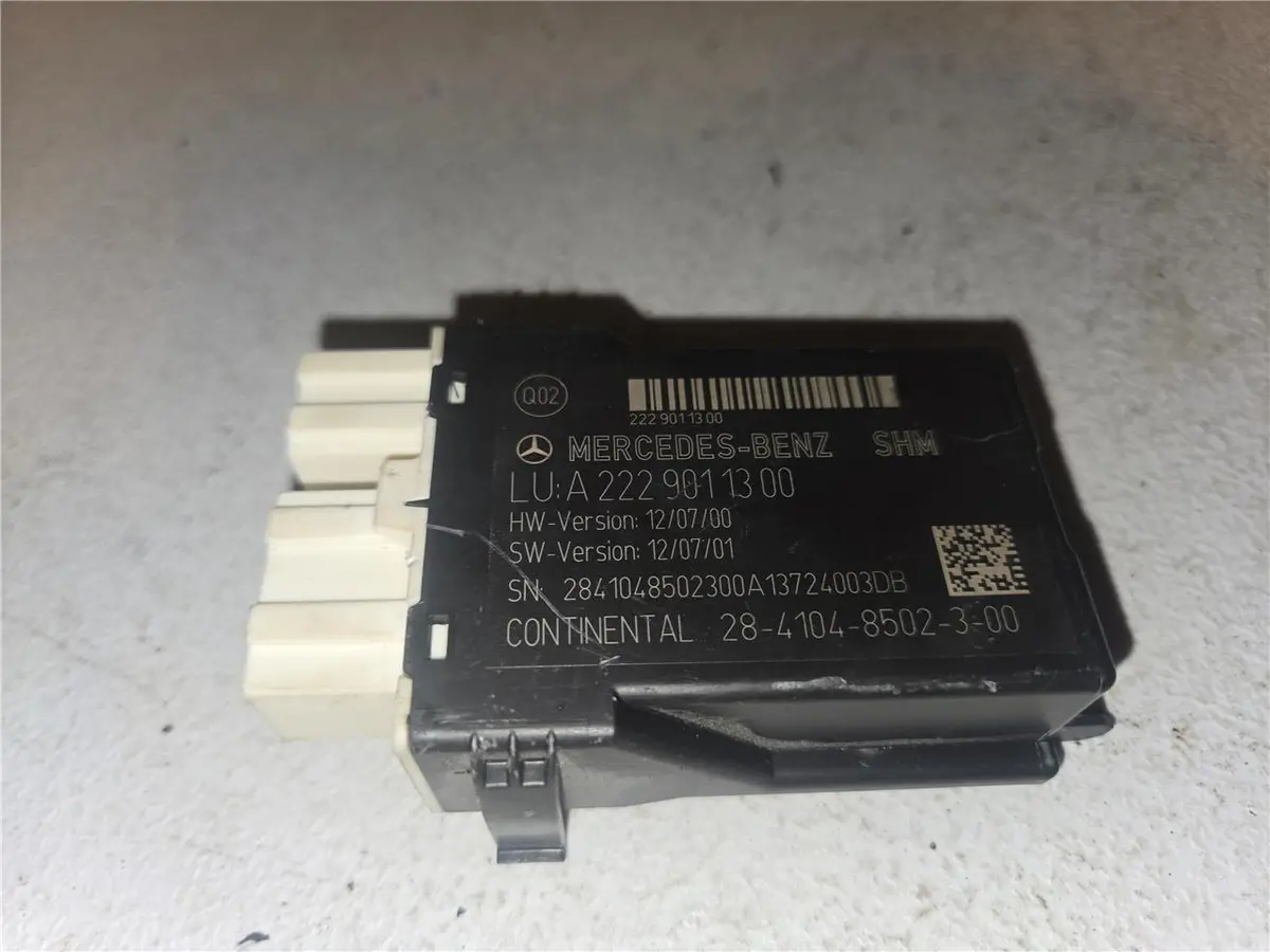 2014 Mercedes S550 W222 Rear Seat Control Module A 222 901 13 00 Oem 1