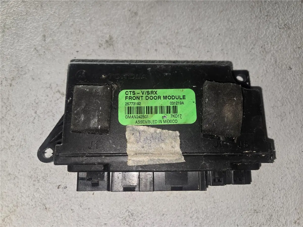 2004 Cadillac Srx Passenger Side Front Door Control Module Unit 25773192 Oem 1