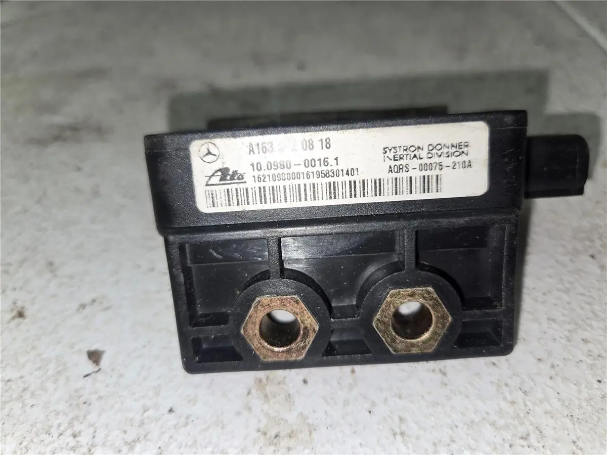 1998-01 Mercedes-Benz W163 Ml320 Ml430 Turn Yaw Rate Sensor A 163 542 08 18 Oem 1