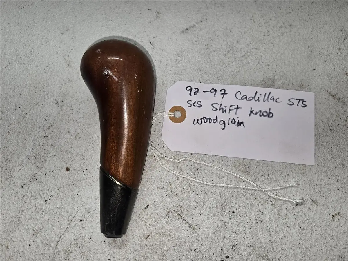 1992 - 1997 Cadillac Sts Sls Shift Knob Woodgrain Oem 1