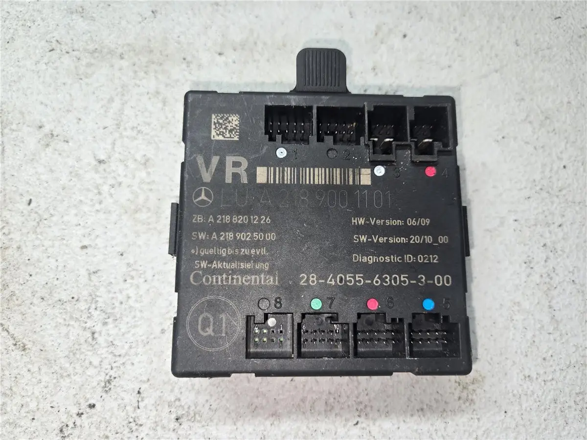 12-14 Mercedes W218 Cls500 Front Right Side Door Control Module A2189001101 Oem 1