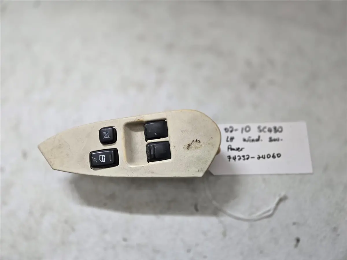 2002 - 2010 Lexus Sc430 Left Hand Power Window Switch 74232-24060 Oem 1