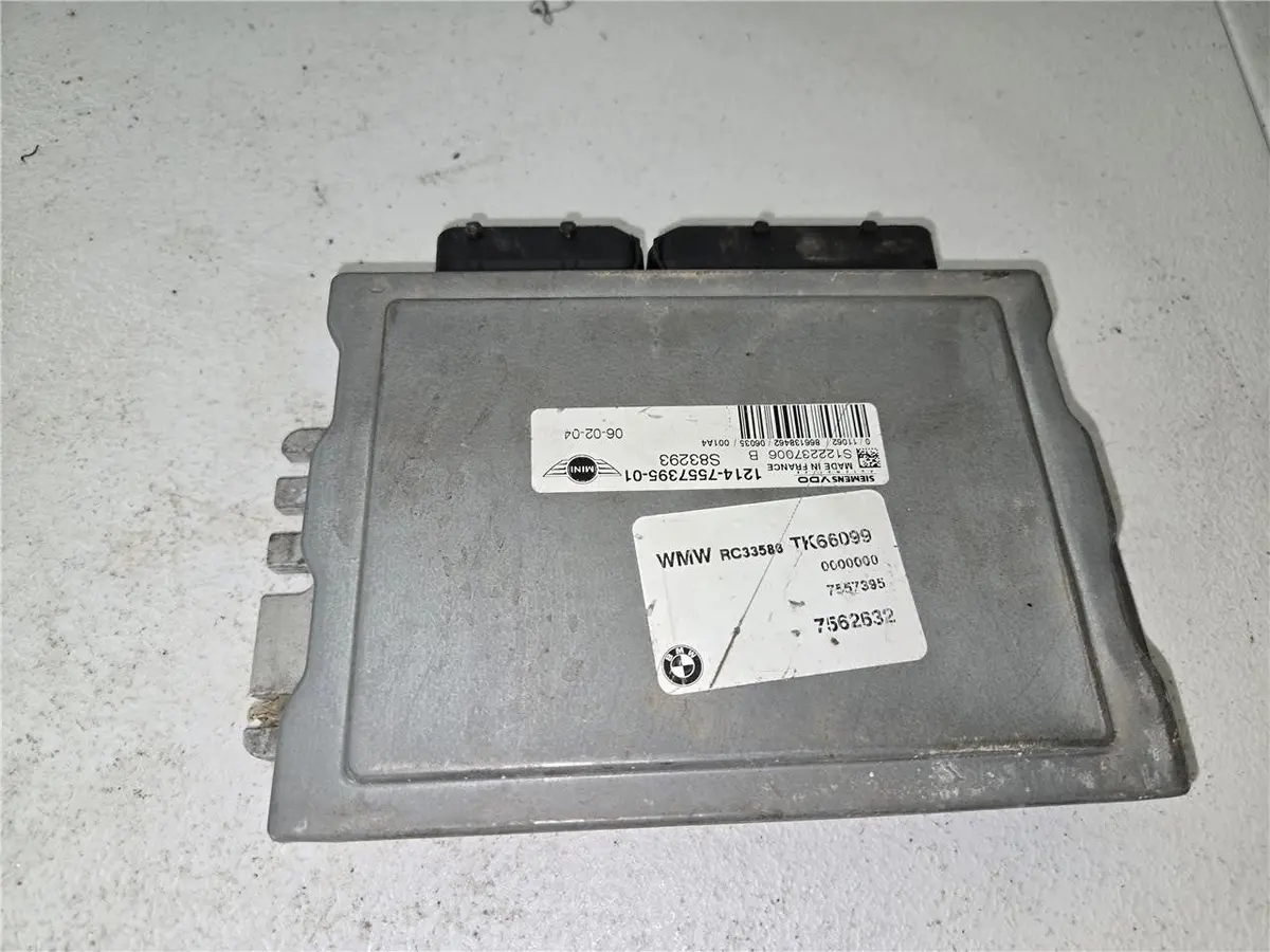 02-06 Mini Cooper Computer Brain Engine Control Ecu Ebx Module 1214755739501 Oem 1