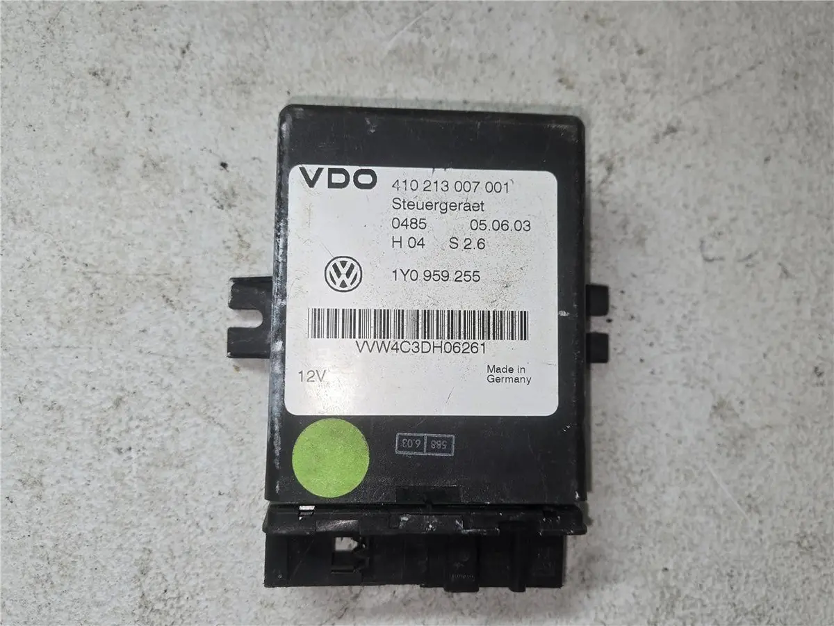 2003 Vw Beetle Cabrio Roof Control Module Ecu 410 213 007 001, 1Y0 959 255 Oem 1