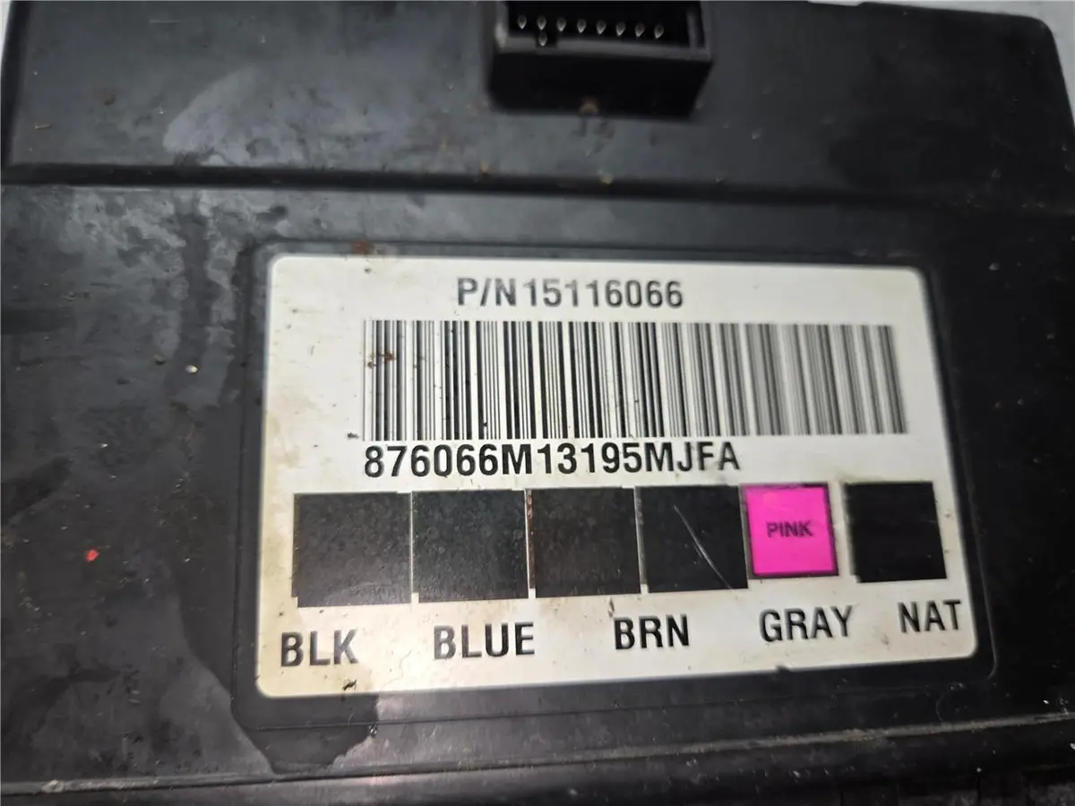 03-07 Silverado Avalanche Suburban Tahoe Yukon Body Control Module 15116066 Oem 2