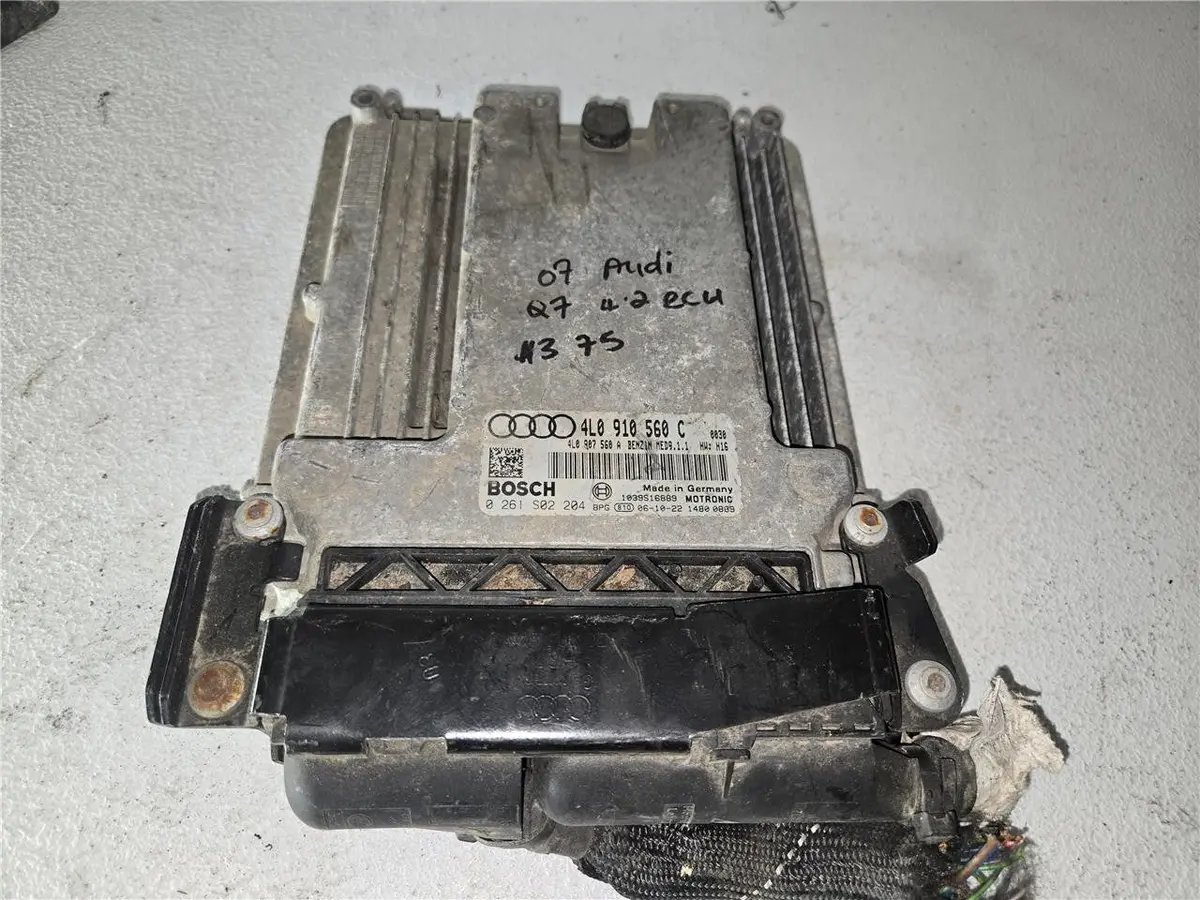 2007 - 2009 Audi Q7 4.2L Ecu Pcm Ecm Engine Control Module 4L0 910 560 C Oem 1