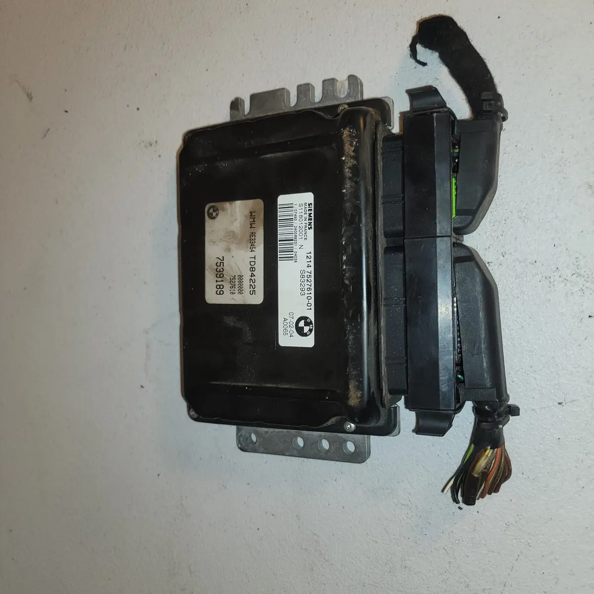 02 03 04 Mini Cooper 1.6 M/T Engine Computer 7539189 Ecu Control Module Unit Oem 2