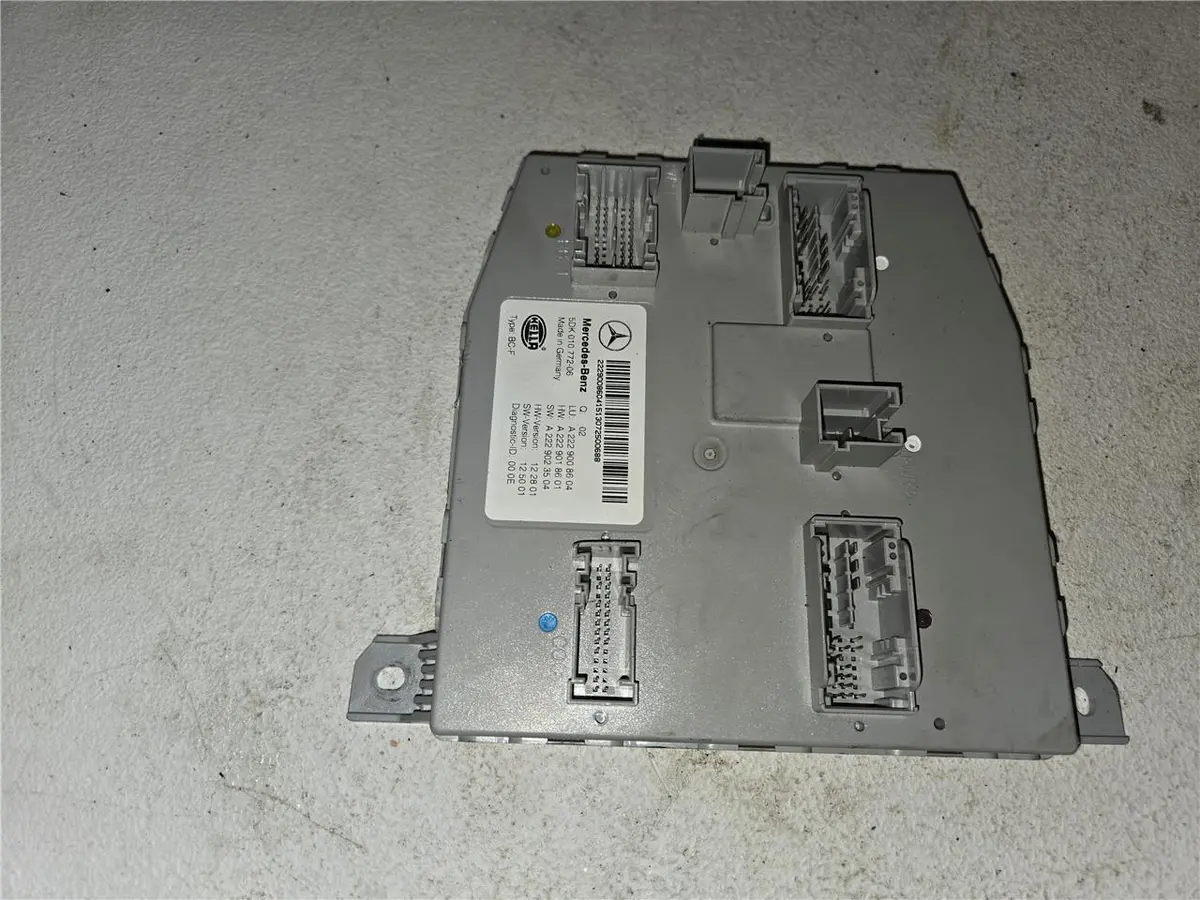 2014 Mercedes W222 S550 Bcm Bc-F Front Body Control Module A 222 900 86 04 Oem 1