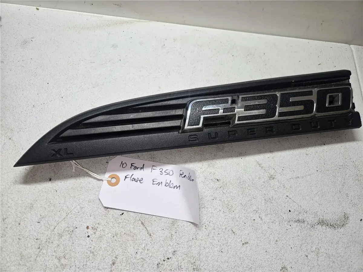 2010 Ford F350 Fender Flare Emblem Bc34-55000A73 Ab Oem 1
