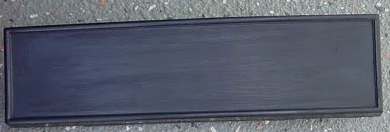 Radio Delete Plate, New, 67-68 Impala 1