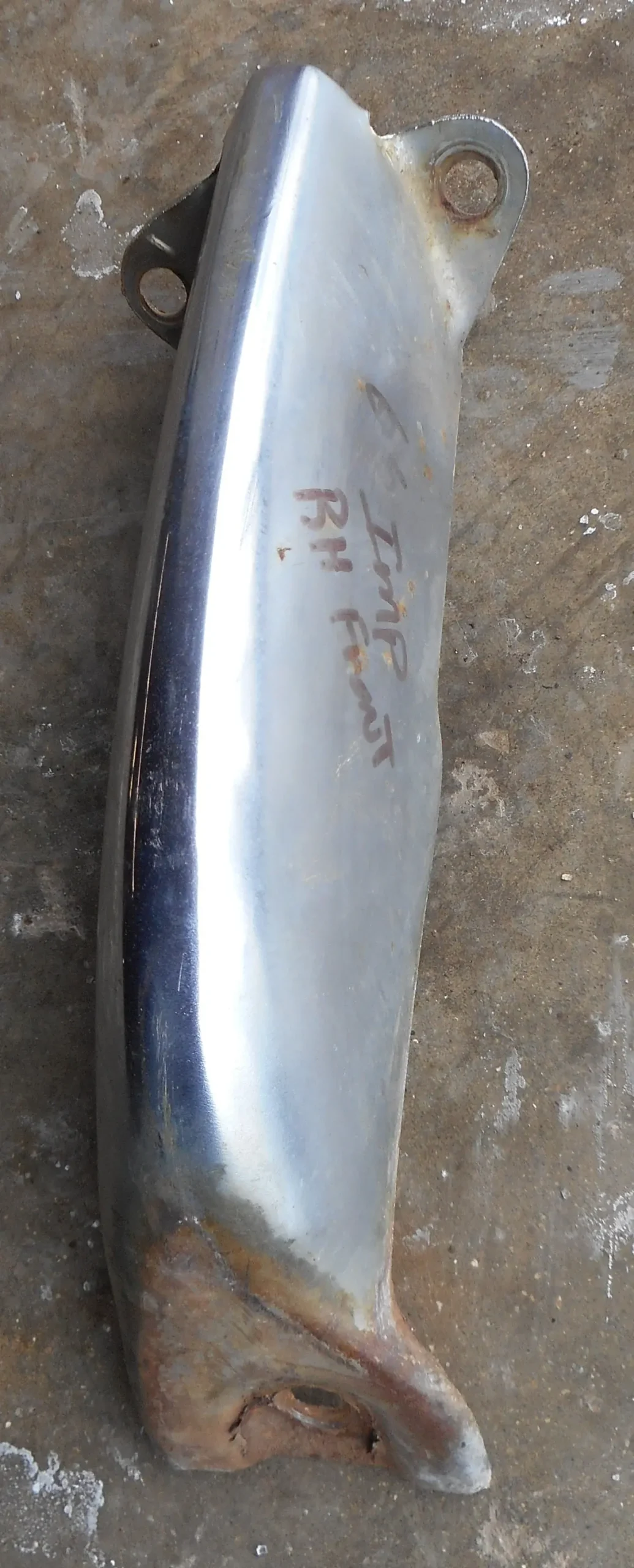 Front Bumper Guard, Right Vertical Used 65 Impala 1