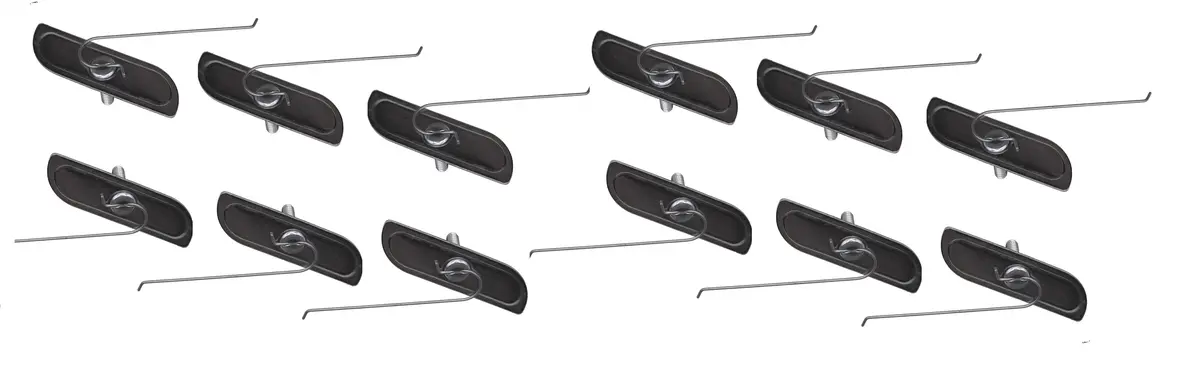 Door Molding Clip Kit, Lower 12Pcs 67 Gto 1