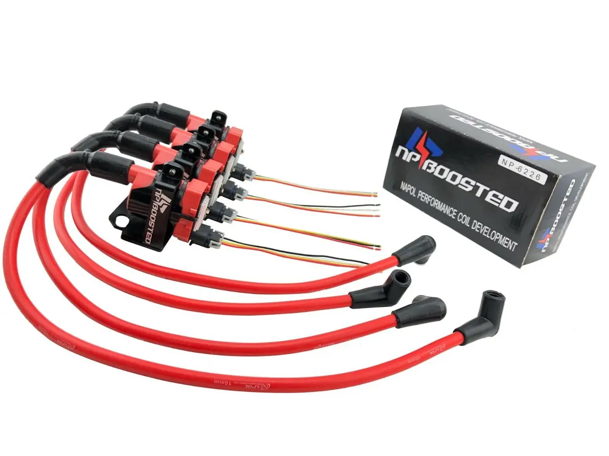Custom Lq9 D585 Ignition Coil Packs & Bracket + 10Mm Wires 4 Cyl Universal Kit 1