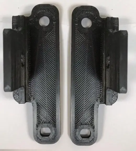 Radio Front Brackets, New Pair 84-88 Cutlass 442 1
