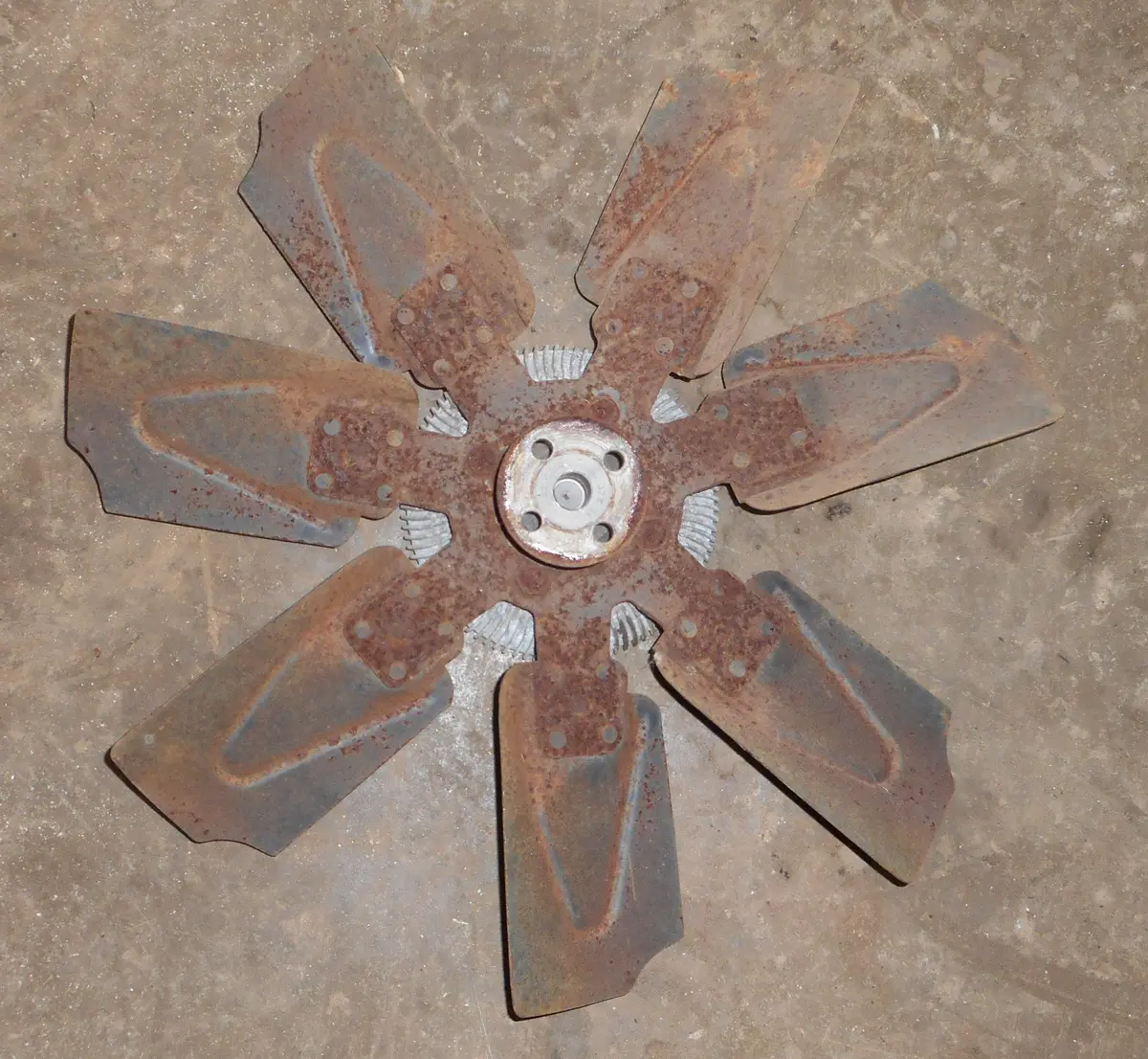 Engine Fan Blade, 7 Blades, Used, 61-72 Buick 1
