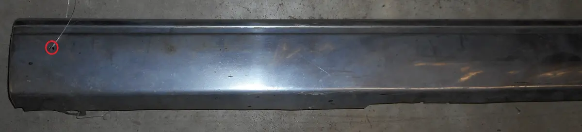 Rocker Molding, Left Used 71-72 Cutlass Supreme 2
