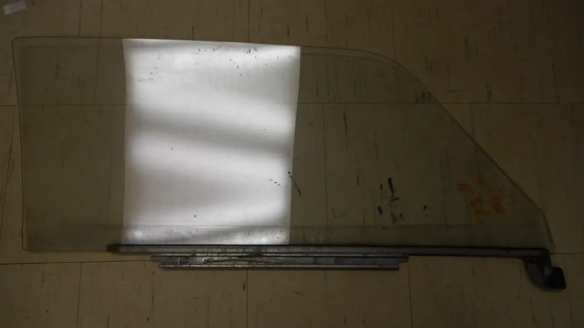 Door Glass, W/Sash, Left, Used, 73-74 Nova ,X 1