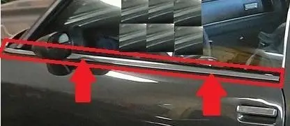 Door Top Molding ,Left Used 81-88 Cutlass Regal 1