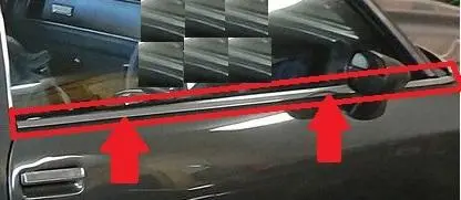 Door Top Molding ,Right Used 81-88 Cutlass Regal 1