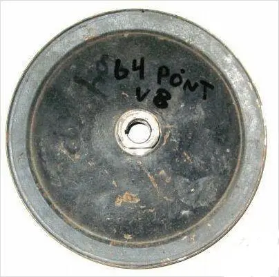 Ps Pump Pulley ,V8 Ac,1Groove Used 64 Pontiac 1