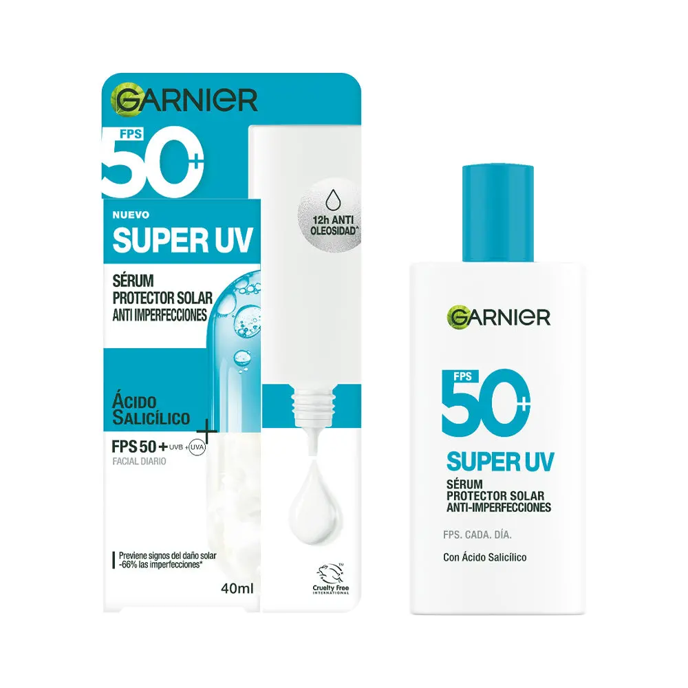 Protector Solar Facial Super Uv Serum Anti-Imperfecciones - Garnier Skin Active 1