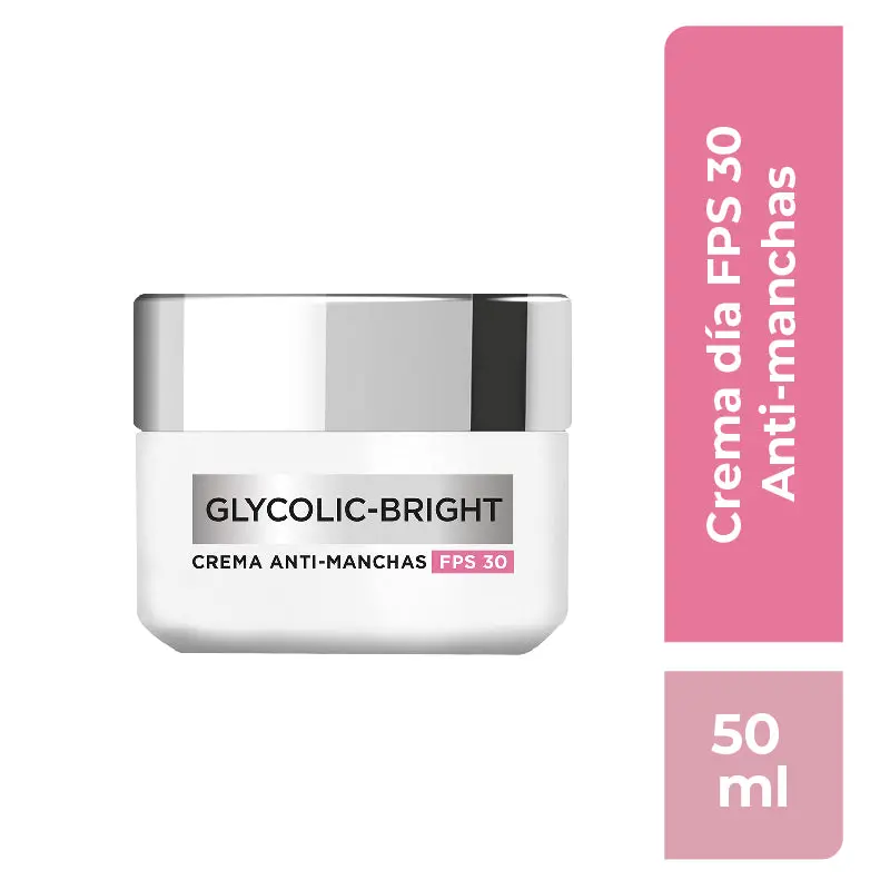 Glycolic Bright Crema Día Anti Manchas Fps30 50Ml - Loreal Dermo Expertise 1