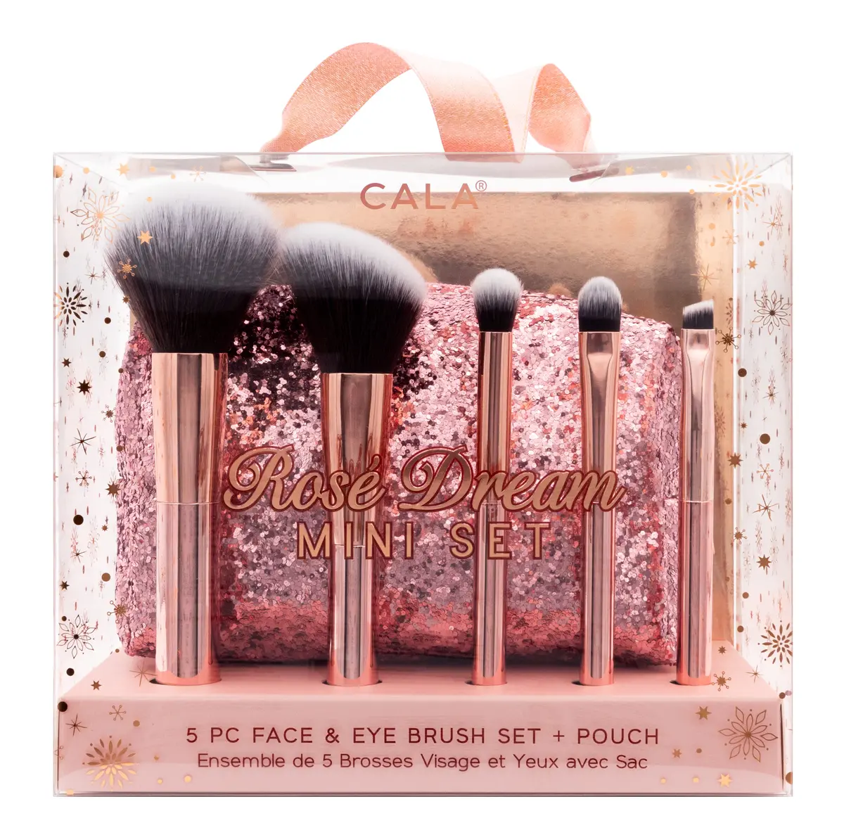 Set De Brochas Mini Con Cosmetiquera Winter Rose - Outlet Cala 1