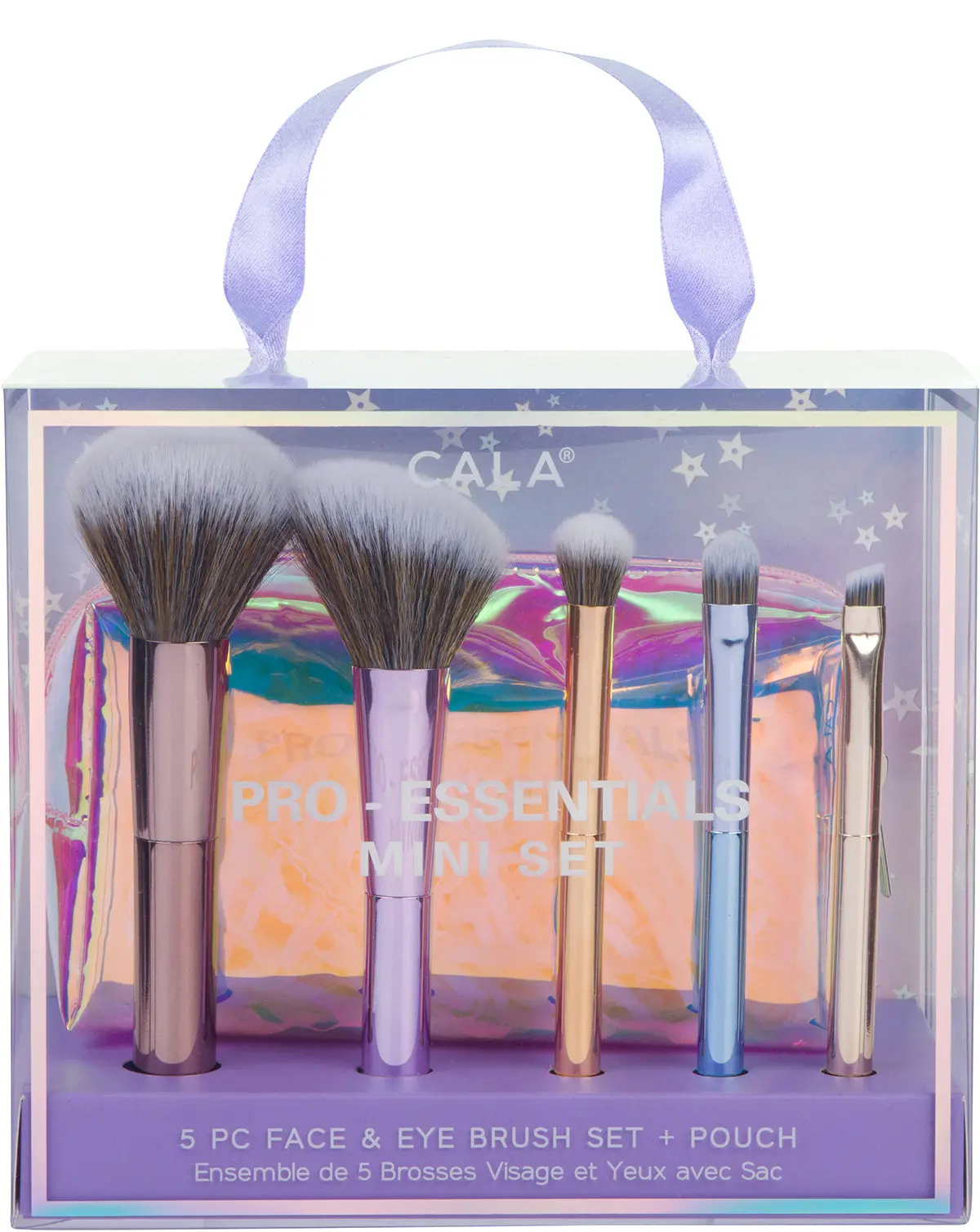 Set De Brochas Mini Con Cosmetiquera Pro Essentials - Outlet Cala 1