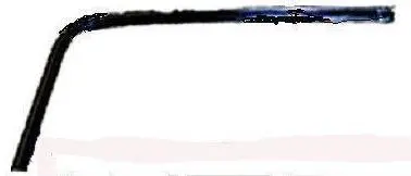 Rear Window Molding,Top, Left, Used, 2 Door, 66-67 A-Body 1