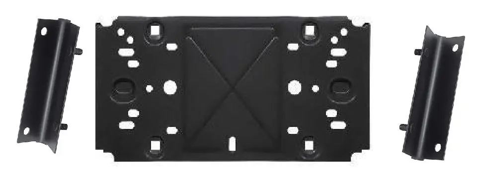Front License Plate Kit, New, 3 Pcs, 79-81 Ta Firebird 1