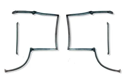 T-Top Weatherstrip Kit, 4 Pcs, New, 82-92 Firebird Ta Camaro 1